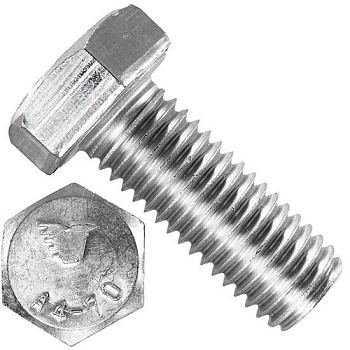 Болт шестигранный М22х60 DIN 933 нержавеющая сталь А4